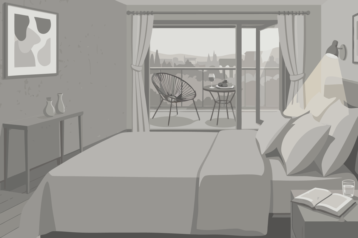 Appartement 1 Chambre - Vue sur Jardin